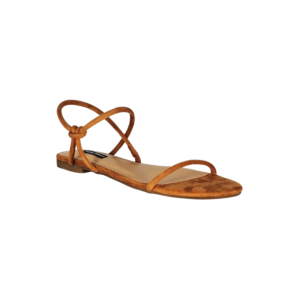 Nine West Women's Maizy Strappy Flat Slip-on Sandals